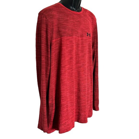 Under Armour Red Long Sleeve Performance Shirt For Men - Size XXL - Picture 2 of 11